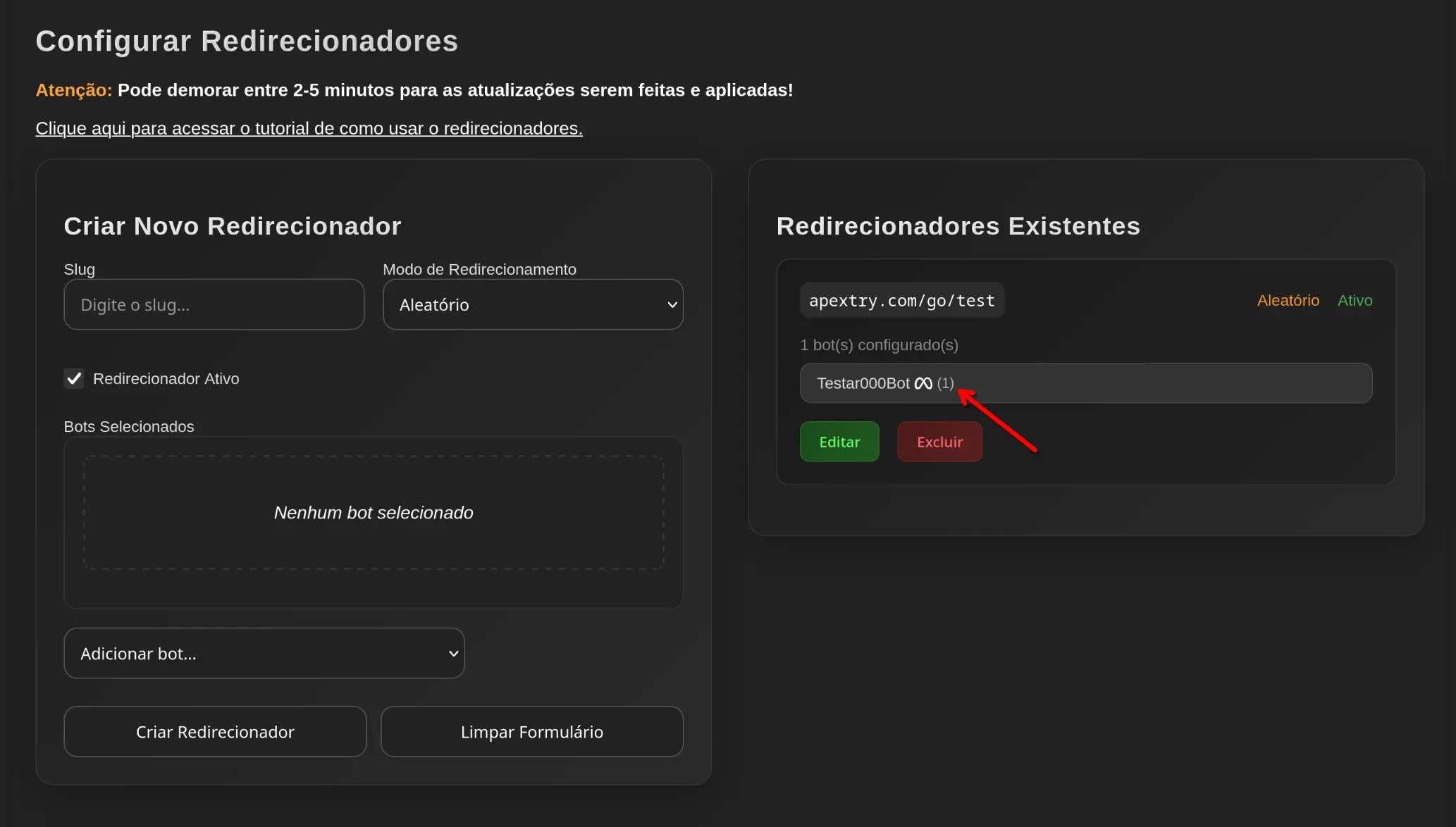 Redirecionadores